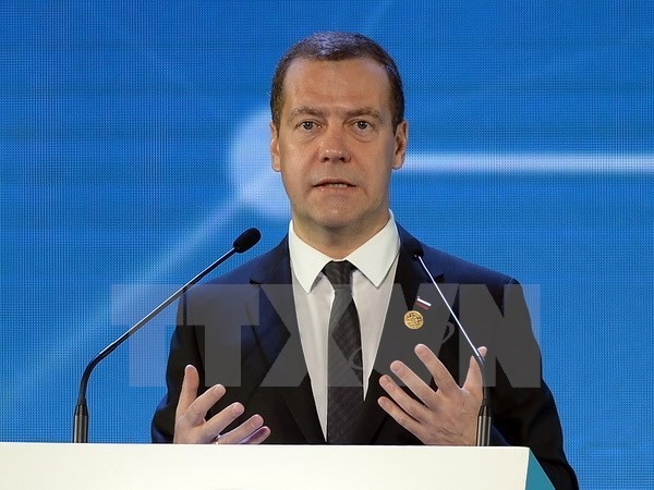 Russian PM visits Cambodia  - ảnh 1